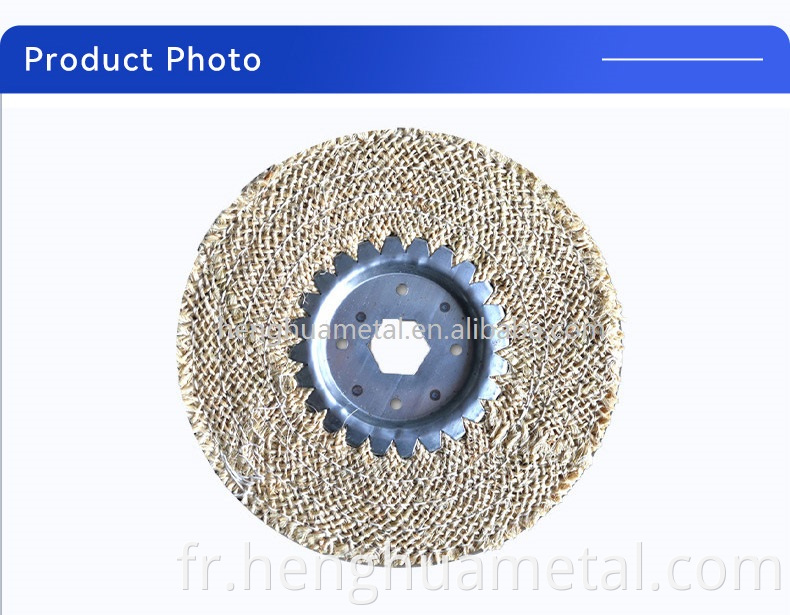 Henghua 2022 Sisal Polishing Wheel Hemp Wheel Polissing Wheel